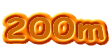 200m