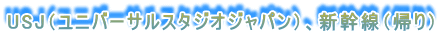 USJ�i���j�o�[�T���X�^�W�I�W���p���j�A�V�����i�A��j